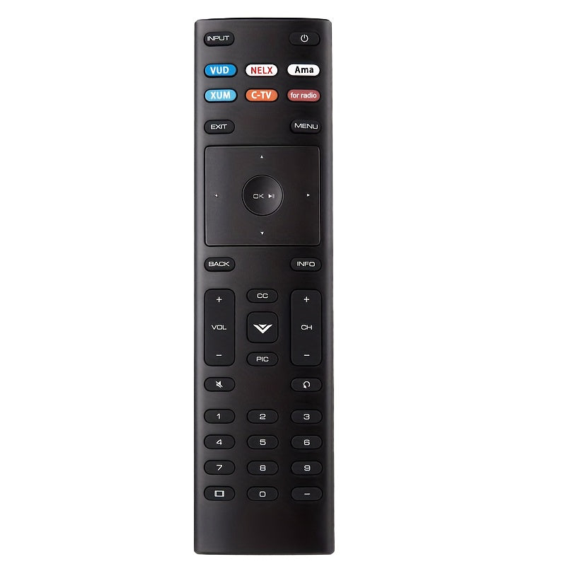 Control Remoto de Repuesto Universal para TV Inteligentes VIZIO - Compatible con XRT136, XRT140, XRT260, XRT112, XRT122, XRT302 y Más - Funciona con la Serie V, Serie M, Serie D, Serie P, Serie PX, Serie E - Sin Configuración Necesaria, Conectar y Listo