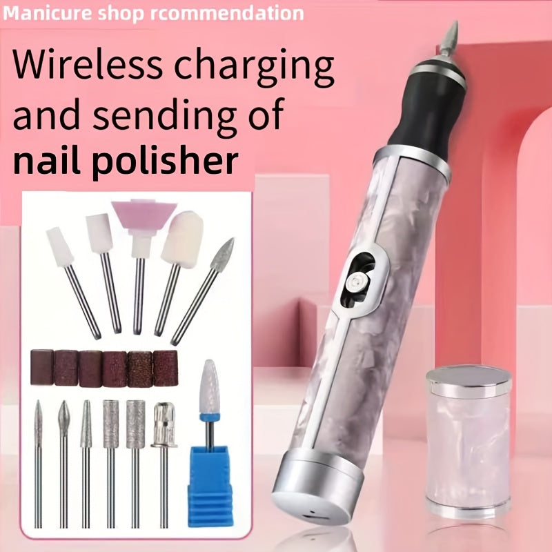 Recomendaciones de salones de manicura: limpiadores de uñas eléctricos USB, kits de limas para uñas en gel y pedicuras, pulidores para formas perfectas