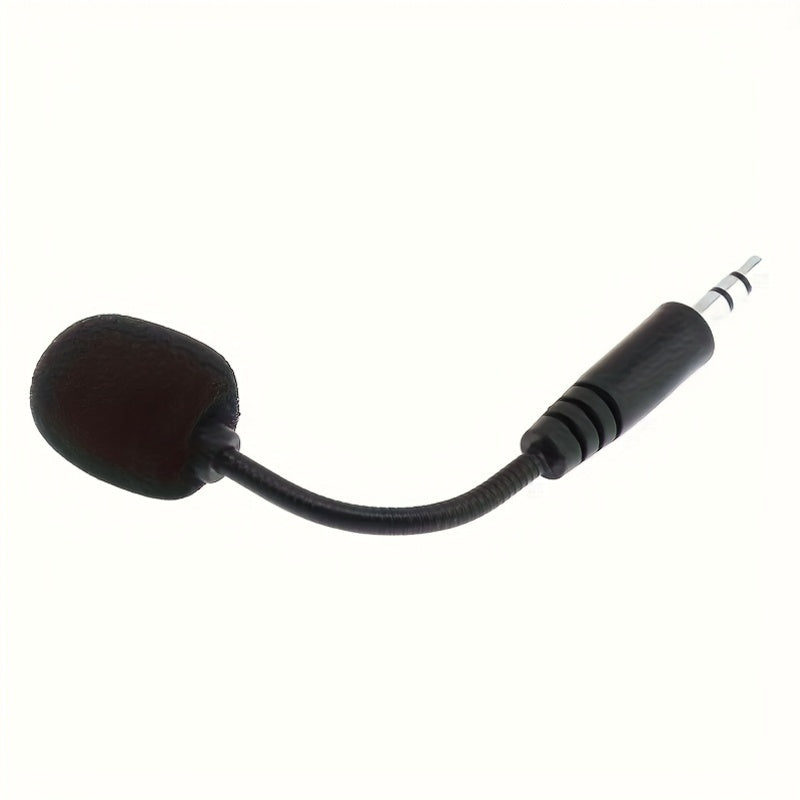 Mini 3.5mm Jack Microfono Flexible de Capacitancia para Teléfono Móvil, PC, Portátil, Laptop, Notebook - Negro, 1.8 pulgadas x 1.8 pulgadas, Alta Sensibilidad, No Requiere Batería, Microfono Portátil para Teléfono, PC, Laptop, Notebook, Diseño Compacto,