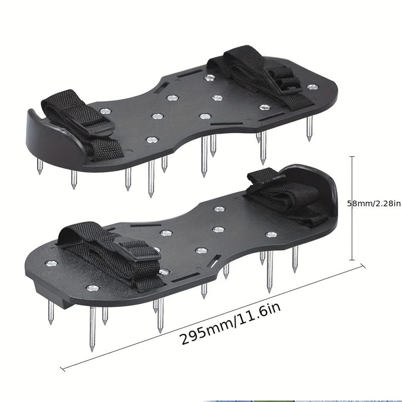 Clavos Endurecidos de 40mm para Suelo Auto-Nivelante con Epoxi y Aeración del Suelo - Herramienta Profesional para Jardín/Césped para Salud y Oxigenación (Ajustables, Duraderas, Alta Calidad)