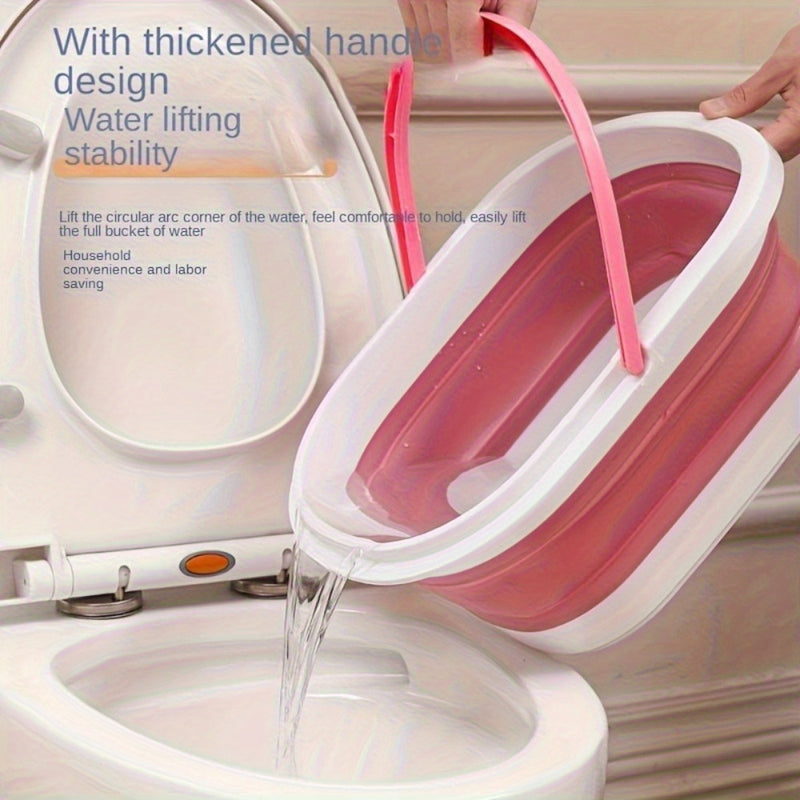 Bañera Plegable de Spa para 1 Persona con Masajeador Incorporado - Sin Necesidad de Electricidad, Piscina Portátil con Tapa Acolchada Suave, para Hogar, Viajes o Salón - Naranja/Beige o Rosa/Gris, Construcción en Plástico No Tóxico, Almacenamiento Compac