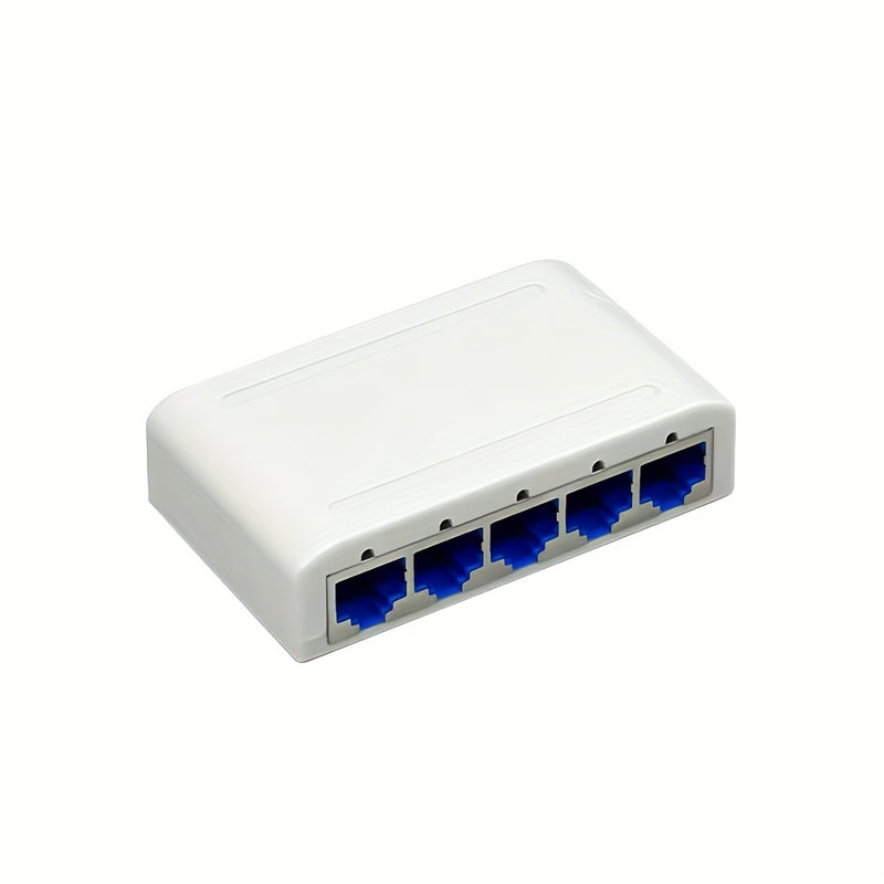 Conmutador de Red Gigabit de 5/8 Puertos 10/100/1000Mbps, Adaptador Ethernet RJ45 Alimentado por USB para Escritorio, Plug and Play con Cambio Automático MDI/MDIX Rápido, Adecuado para Expansión de Red en Hogar/Dormitorio y Oficina - Múltiples Modos de C