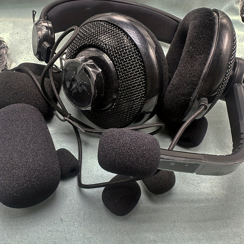 Micrófono Esponja Mi Cabeza Multi-tamaño Auricular Micrófono Esponja Micrófono Protección de Vida Accesorios Cubierta a prueba de viento Eid Al-Adha Mubarak