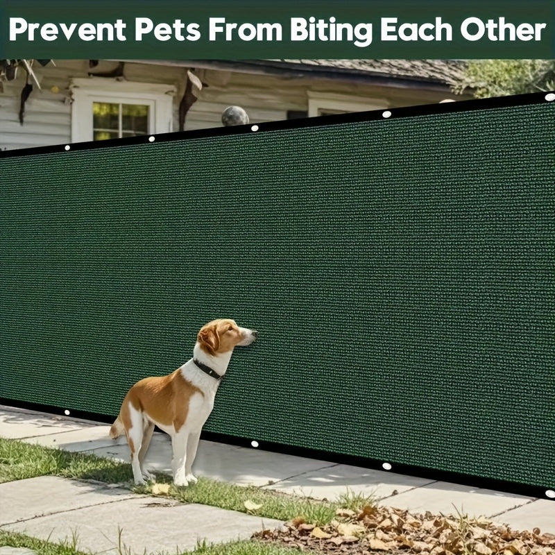 1pc Pantalla de Privacidad Verde Resistente - Malla Plástica Duradera para Viento, Sombra y Barrera para Jardín, Patio o Balcón - Uso Interior/Exterior, Sin Necesidad de Electricidad, Material Resiliente para Colgar en Cercas, Mejora del Espacio Exterior