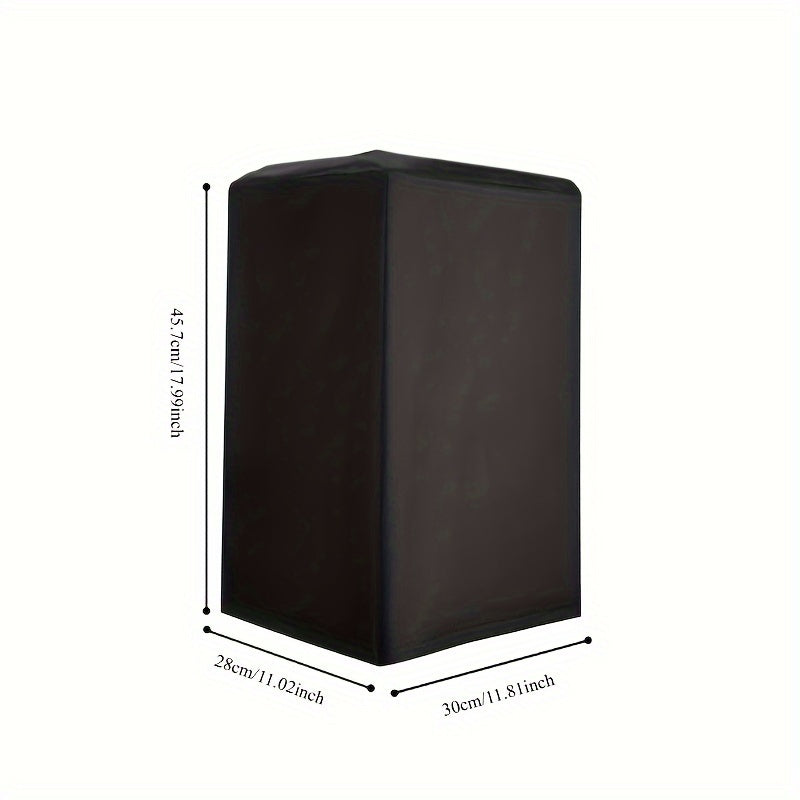 Funda para altavoz Hceng de lona negra resistente - Impermeable y antipolvo, múltiples especificaciones para sistemas de sonido de cine en casa y exteriores, tela Niu Jin, metal, calidad de sonido y larga duración