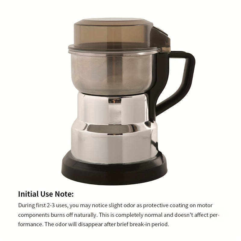 Molinillo Eléctrico para Café y Granos de 1 Pieza con 8 Cuchillas, Inicio con Un Botón, Protección Abierta de la Cubierta, Molienda Fina en Polvo para Especias, Granos y Hierbas (Diseño Vertical de 80g, 12500 RPM, Enchufe Estadounidense), Preparación de