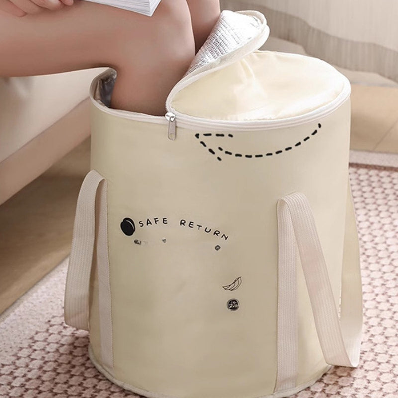 1pc Bolsa Plegable para Remojar Pantorrillas con Cinco Capas de Espesamiento y Temperatura Constante Duradera
