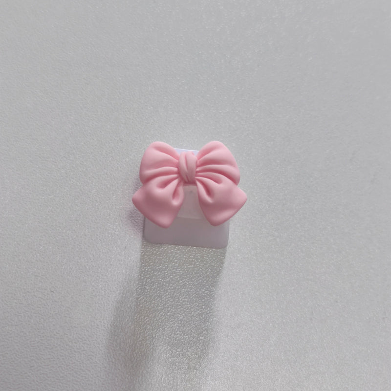 1pc Teclado mecánico con diseño de lazo creativo, tecla ABS de perfil OEM, accesorio único para computadora, regalo ideal para amigos.