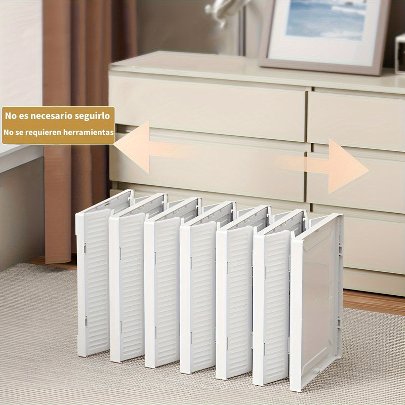 Caja transparente para zapatos de 1 a 3/6 niveles, apilable, plegable, a prueba de polvo, con múltiples opciones de almacenamiento