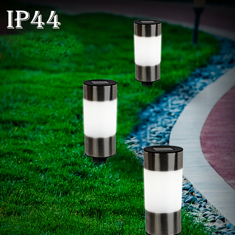 3pcs Luces Solares para Césped, Luz Decorativa LED Solar Exterior IP44