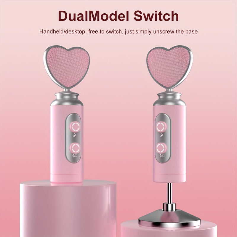 NUOXIANGE Micrófono Rosa para Niñas con Iluminación RGB, Conexión USB Compatible con PC y Mac, Grabación de Condensador, Silencio Táctil, Base Estable, Reducción de Ruido, Plug-and-Play Profesional para Gaming, Podcasting y ASMR