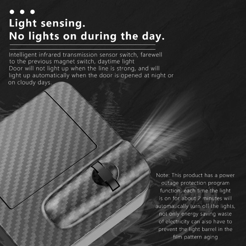 Luz de proyección de alas de ángel doble elegante! Luz de bienvenida de puerta LED inalámbrica, 5V, alimentada por batería, enchufable y sin necesidad de cableado complejo, fácil instalación en 3 minutos, se adapta a todos los tipos de vehículos, incluye
