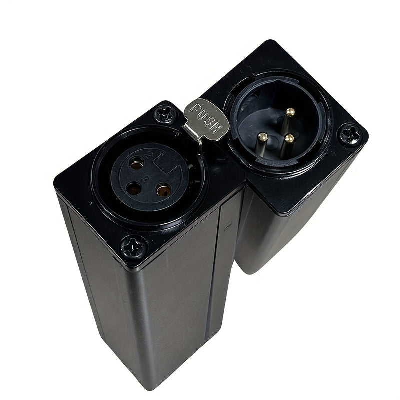 Aislador de audio XLR, aisladores de tierra estéreo de un solo canal, filtros de ruido canceladores de ruido adecuados para micrófono, estéreo, amplificador, mezclador y consolas de audio
