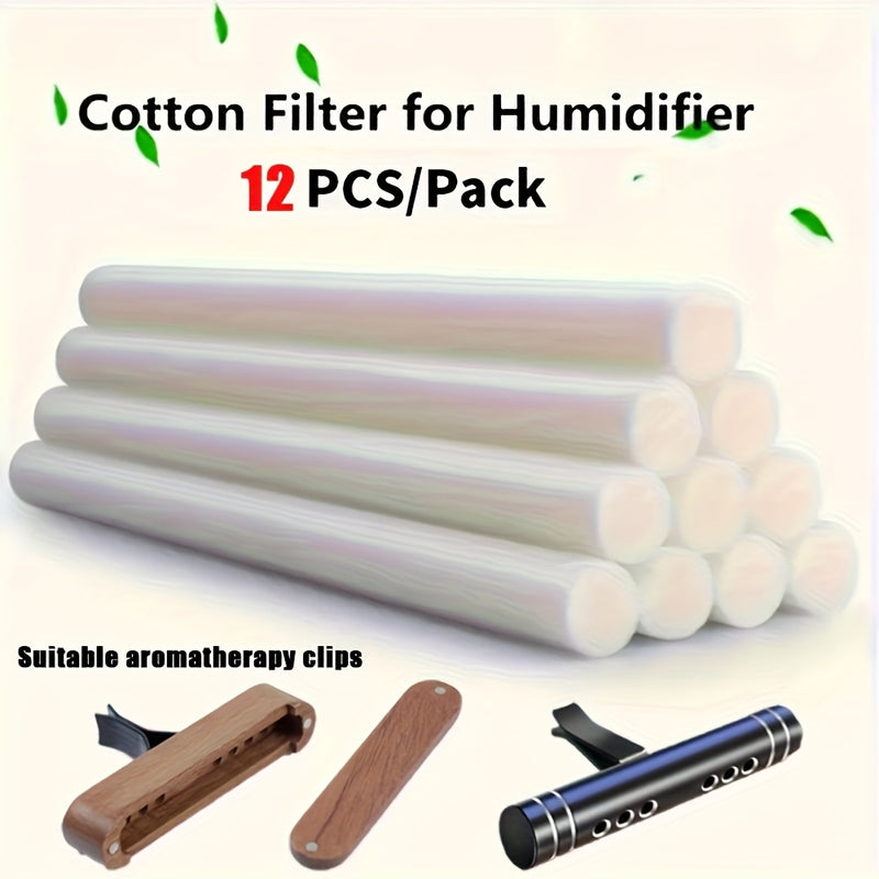 Elemento de filtro universal para humidificador de aire, varilla de esponja de repuesto, pulverizador de tratamiento aromático USB, purificación de reemplazo para humidificador de aire, longitud ajustable, clip de tratamiento aromático para salida de air