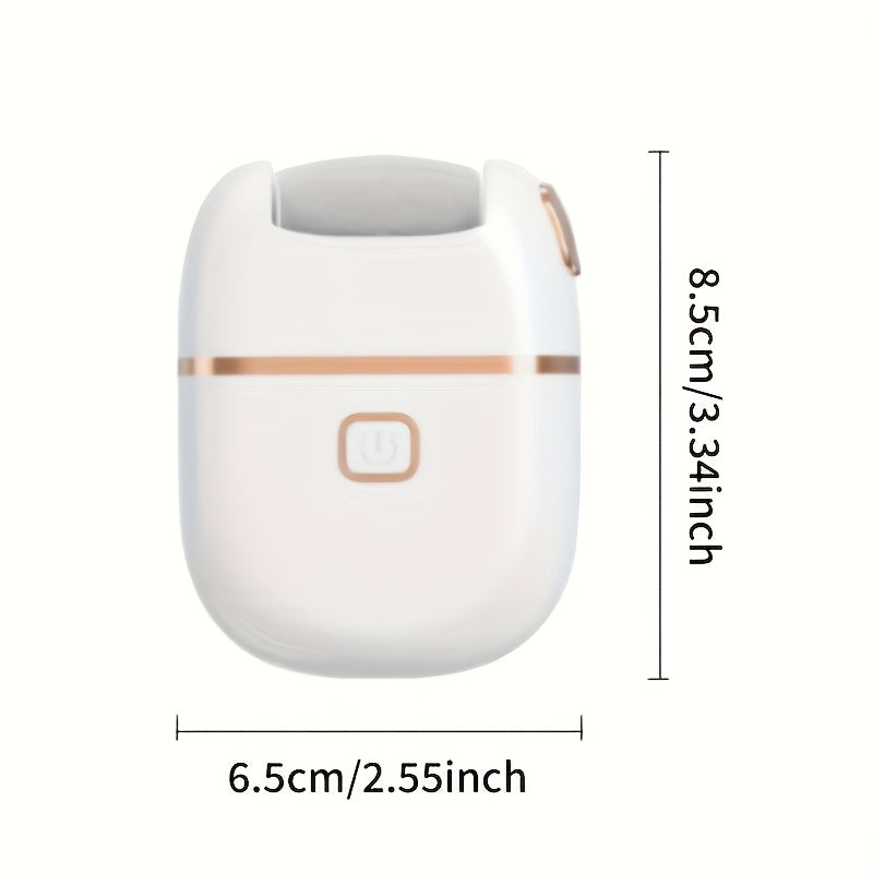 Amoladora eléctrica para pies, piedra de pulir eléctrica para eliminar la piel muerta Beige Claro y el estrato córneo. Removedor de pies que elimina eficazmente la piel muerta Beige Claro. La cabeza mate delicada puede eliminar efectivamente la piel muer