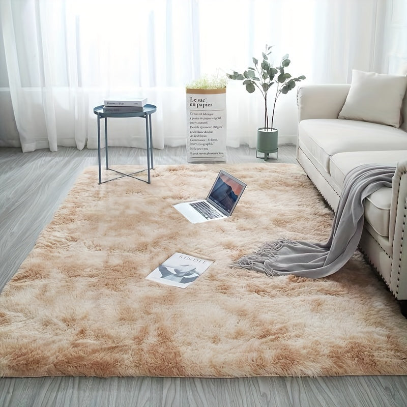 1 Unidad, Alfombras Suaves Y Esponjosas De Pelo Largo Para La Sala De Estar, Alfombra Mullida Para El Dormitorio, Alfombras De Decoración Para El Hogar, Bonitas Y Lujosas, Antideslizantes Y Lavables A Máquina, Decoración Para El Hogar