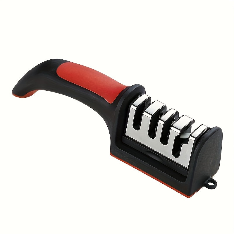 Afilar cuchillos profesional de 4 etapas, acero de tungsteno, piedras de diamante y cerámica, para cuchillos de cocina, no eléctricos, accesorios de cocina para RV, accesorios de cocina para RV, sin batería.
