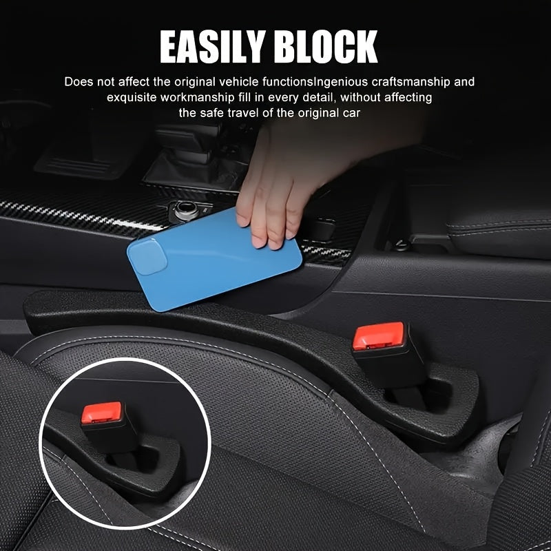 Paquete de 2 Tiras de Almacenamiento para el Espacio entre Asientos del Coche, Diseño Antifugas que Evita la Caída de Residuos y También Puede Guardar Pequeños Objetos, Organizador de Huecos Interiores en el Auto
