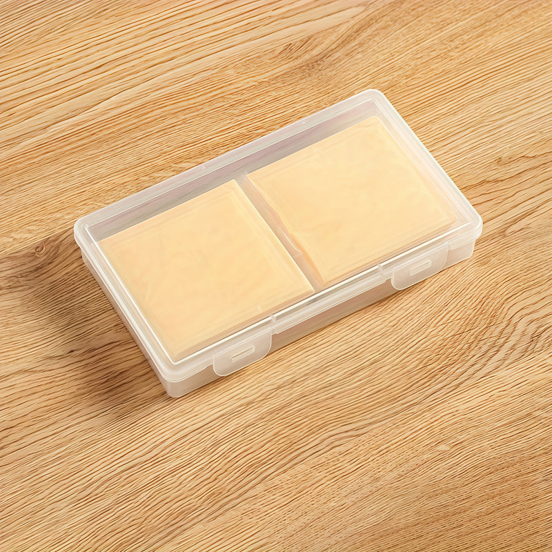 Conjunto de 1/3 piezas de recipientes sellados sin BPA para almacenar queso y mantequilla. Adecuado para refrigeradores, gabinetes de cocina y cajas de almacenamiento de alimentos en la mesa del comedor, reutilizables portátiles para picnics al aire libr
