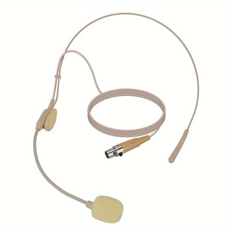 LMBGM 3Pin Mini XLR Jack Plug & Play Flexible Gooseneck Micrófono Conectado - Cancelación de Ruido, Bajo Retardo para Deportes y Grabación de Estudio, Material ABS, Diseño Compacto con Micrófono en el Bolsillo, Grabación de Estudio|Auriculares Compactos|