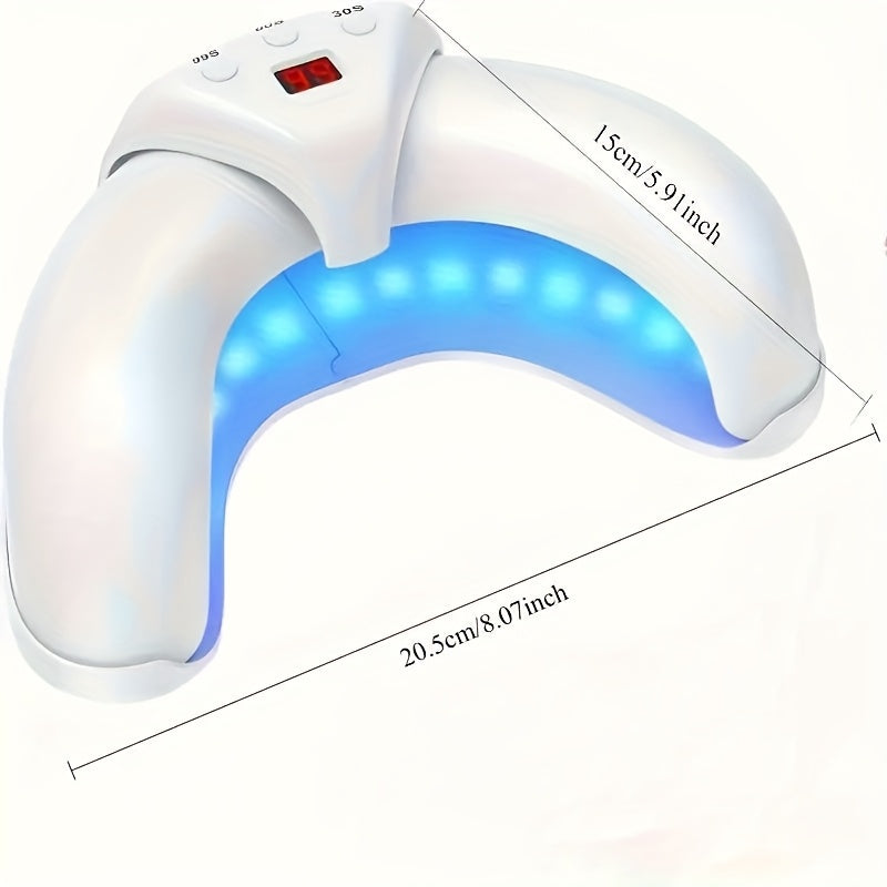 Dispositivo portátil de limpieza de uñas: Carga rápida USB, fácil de usar para manos y pies, perfecto para viajes y camping, regalo ideal para Navidad/Halloween