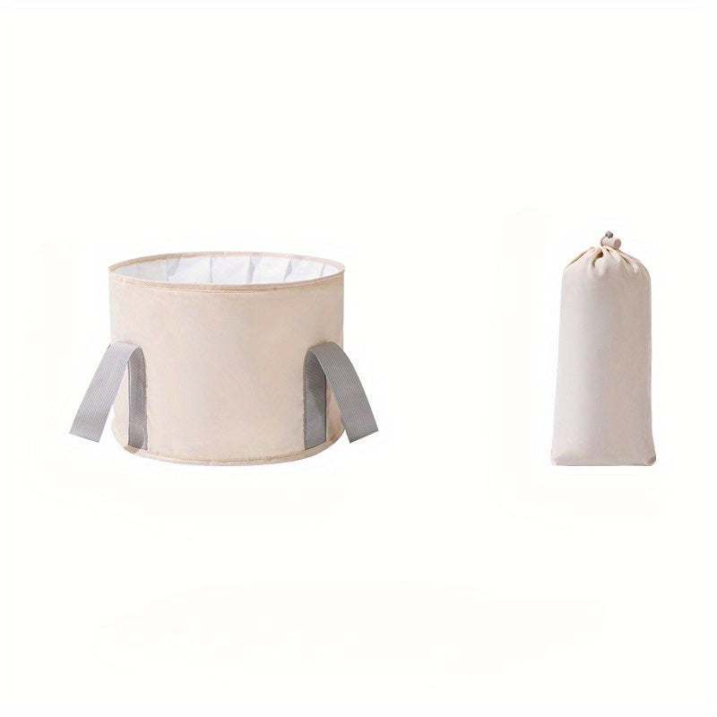 1 pieza, baño de pies portátil plegable para el hogar, bolsa de spa de pies, lavabo de exteriores, adecuado para la relajación, la pesca, el camping y el spa familiar - No requiere energía, spa de pies de viaje | Baño de pies aislado