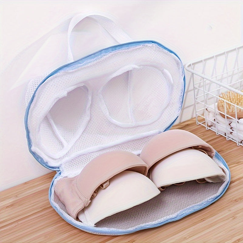 Bolsa de lavandería de lencería duradera - Lavado en malla, cierre con cremallera, adecuada para ropa delicada, diseño redondo, material, se vende individualmente, bolsas de lavandería