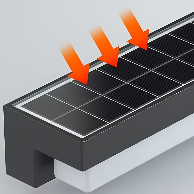 1/2 Piezas de Luces Solares para Pared, Decorativas para Jardín Exterior, Adecuadas para Patio, Césped y Terraza con Luz Cálida