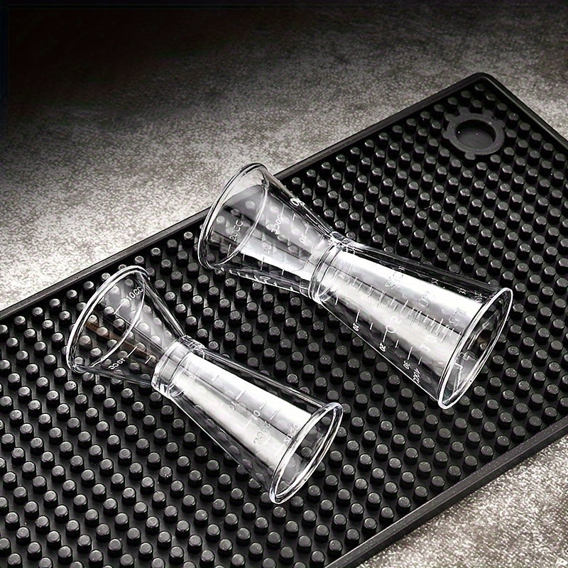 2 piezas, copa medidora transparente de 40/10CC, mezclador para cócteles, onzas, utensilios de cocina y bar, suministros para fiestas