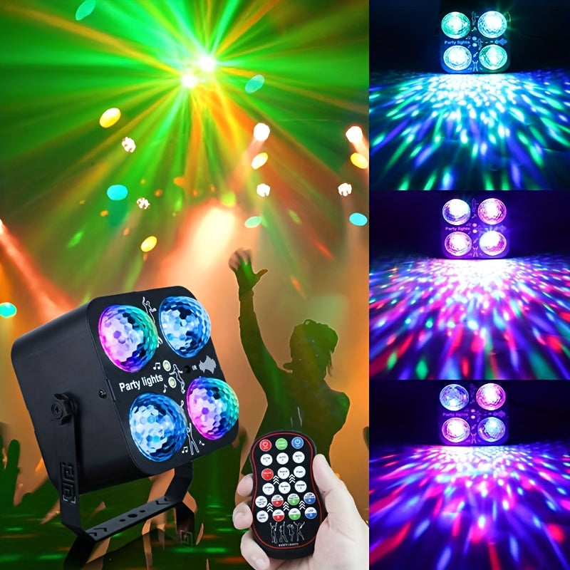 1pc barra de luces KTV disco LED para club nocturno, control por voz y mando a distancia, luz ambiental para bodas, karaoke, fiestas familiares, aplicable para Día del Trabajo, Halloween, Black Friday y Cyber Monday