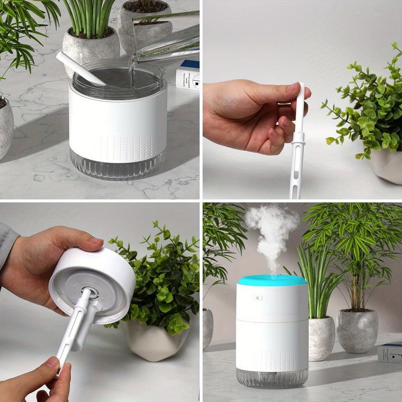 50 piezas de reemplazos de ventosas para humidificadores - Recambios de filtros de algodón de alta calidad, ideales para difusores personales portátiles en oficina, hogar o dormitorio, control de salida de niebla, fácil de instalar, accesorios para humid