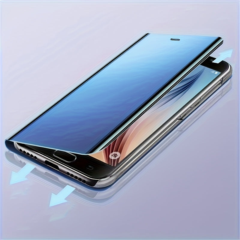 Estuche de Espejo Inteligente Compatible con for Samsung for Galaxy S25, S24, S23, S22 Plus/Ultra, Note 20, A73 5G, A56, A55, A54 5G, A36, A35, A15 - Ideal para Regalos de Cumpleaños, Halloween, Día del Padre y Día de la Madre