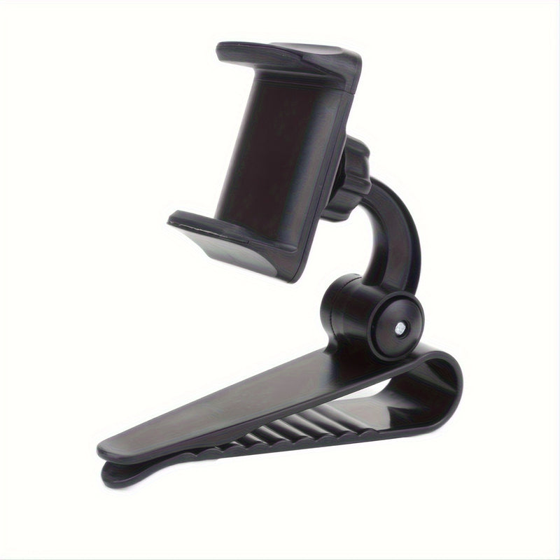 Soporte Universal para Teléfono de Coche - Soporte Giratorio de 360° en la Visera Solar para una Conducción Segura - Ajuste Seguro para Todos los Smartphone, Compatibilidad Universal