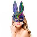 Máscara De Conejo Tornasol Sexy Media Cara Halloween Accesorio Disfraz 2909-108