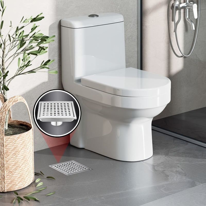 Desagüe de Ducha Cuadrado de Acero Inoxidable 304 con Cubierta Extraíble - Diseño Moderno para Baños y Cocinas, Rejilla Fácil de Limpiar, Base Resistente a la Corrosión, Capturador de Cabello, Colador para Fregadero de Cocina, Estilo Contemporáneo