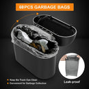Cubo de Basura para Automóvil Mini con Tapa Impermeable y 2 Bolsas de Basura - Organiza y Almacena Objetos en Tu Vehículo