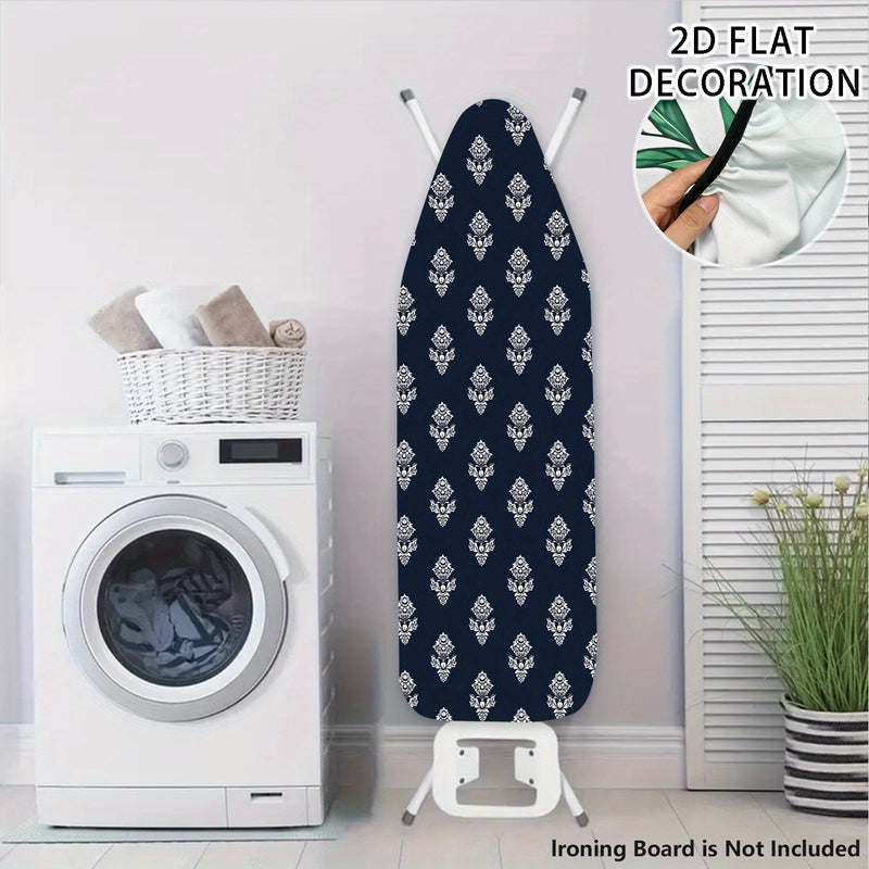 Fundas para Tabla de Planchar Resistente con Relleno Completo y Bordes Elásticos - Accesorio Decorativo Lavable a Máquina Tamaño Estándar (Tabla No Incluida), Funda Moderna, Textura Suave, Duradera, Diseño 2D Plano
