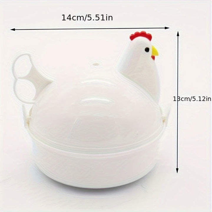 SENBOWE Cocedor de Huevos Rápido para Microondas - Huevos Cocidos Perfectamente en 9 Minutos, Utensilio de Cocina Fácil de Usar