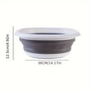 Baño de Pies Portátil Plegable con Tapa, Cubeta Colapsible para Remojo de Pies, Masajeador de Pies Portátil, Bañera de Acupresión - Regalo Perfecto para Baño, Sala, Dormitorio y 11 Ocasiones Festivas