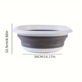 Baño de pies plegable, recipiente de pies portátil con tapa, masajeador de pies plegable, bañera de masaje de puntos de acupuntura, adecuado para baño, sala de estar, dormitorio, elección perfecta de regalo para 11 festivales.