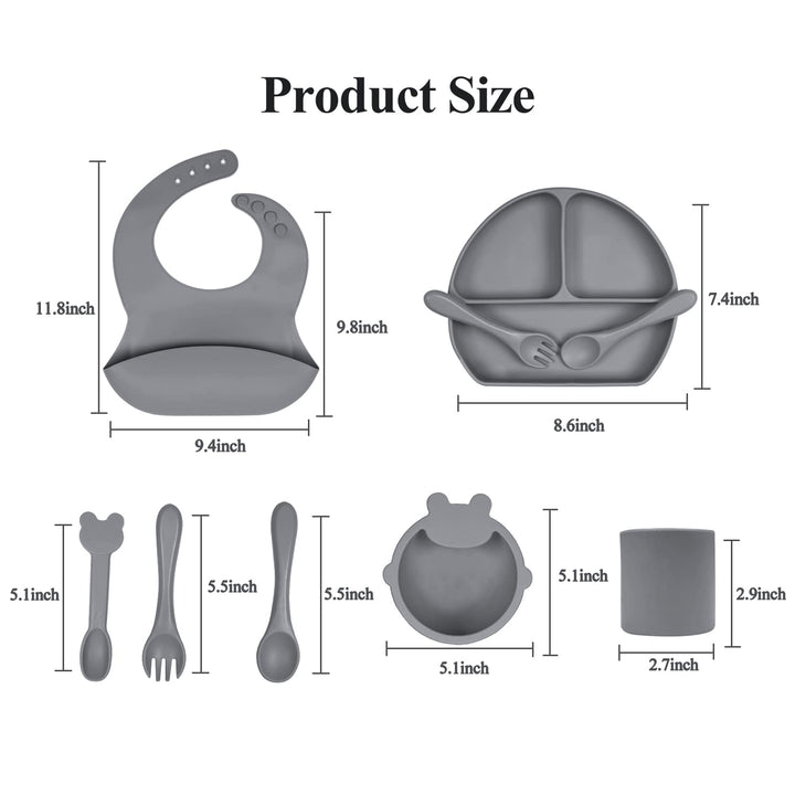 VAJILLA 3PZS SILICONA 23-1 LA GLORIA