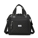 Estuche de almuerzo aislado elegante y casual con detalles acolchados en tela Oxford, ideal para el trabajo y camping, no apto para alimentos, regreso a clases