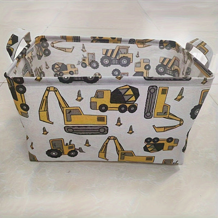 Canasta grande de lona con asa - ideal para ropa, juguetes y organización del hogar - regalo perfecto para ocasiones especiales, compartimento de almacenamiento para el hogar