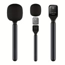 Adaptador de micrófono multifunción portátil, empuñadura para micrófono inalámbrico, adaptador de montaje manual para micrófono inalámbrico, adaptador de entrevista inalámbrica, compatible con DJI Mic 1/2 y Wireless GO II