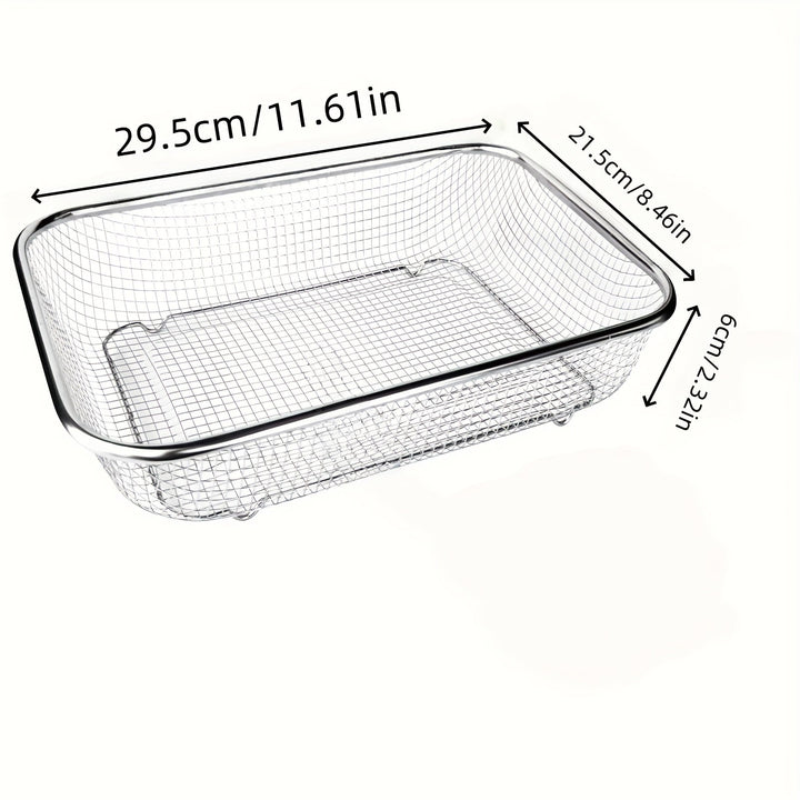 Pasador de Suelo de Acero Inoxidable Resistente - Tamiz Manual con Malla de 1/4", Anticorrosivo, Ligero y Portátil para Jardinería, Compostaje, Arena o Piedras - Ideal para Macetas Elevadas, Hogar o Cultivos Profesionales - Diseño Robusto, Durabilidad Ex