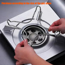 1 pieza, soporte de olla ajustable de acero inoxidable, estante de forma estrellada antideslizante para estufa de gas, soporte seguro para utensilios de cocina, se adapta a bases redondas puntiagudas y planas, accesorio de estufa para cocina, accesorio d