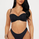 Tanga de Tela Machacado Secreta - Negra
