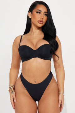 Tanga de Tela Machacado Secreta - Negra