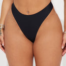 Tanga de Tela Machacado Secreta - Negra