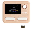Procesador de efectos múltiples BT de SONICAKE para guitarra - Recargable por USB, simulación de gabinete IR, 6 presets (NR/DRY/FL/HP/IR), diseño compacto rosa con clip de cinturón, ideal para músicas mujeres, pedal de efectos de guitarra, dispositivo mu